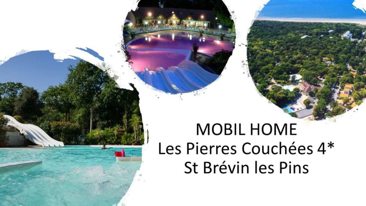 Mobil Home Les Pierres Couchees 4* St Brevin Les Pins Saint-Brévin-les-Pins Eksteriør bilde